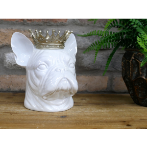Frenchie with Crown