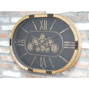 Large Oval Clock
